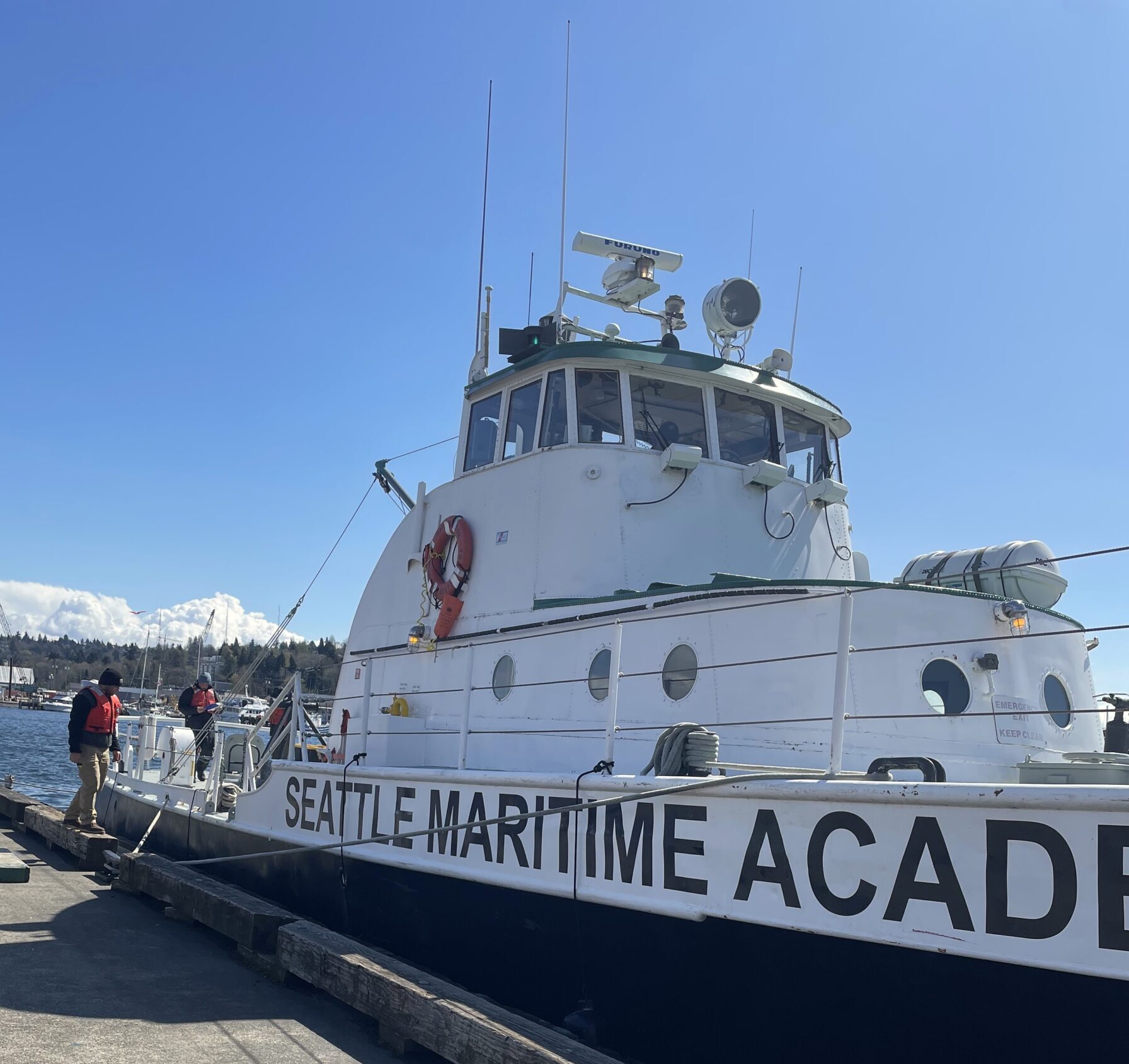 Seattle Maritime Academy onboard training ship